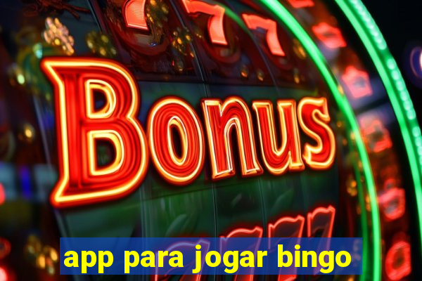 app para jogar bingo